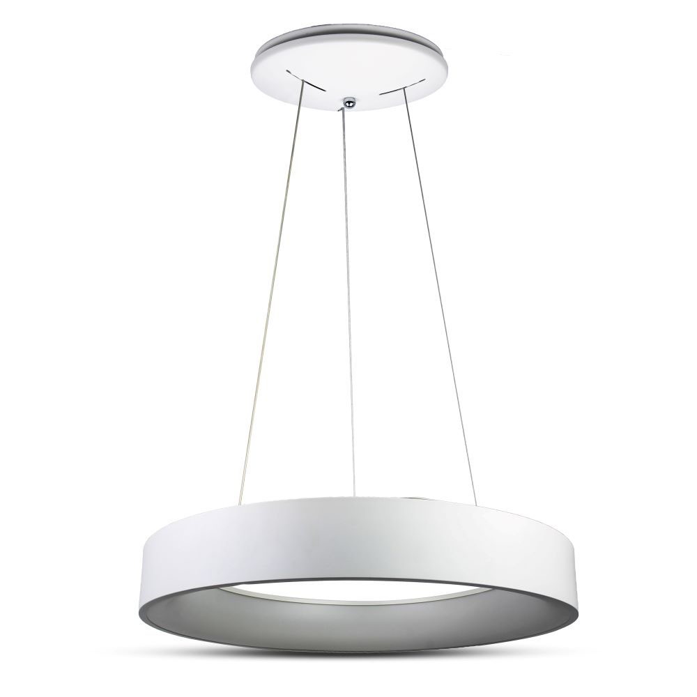 VT-32-1D 30W LED SURFACE SMOOTH PENDANT LIGHT 3000K-WHITE,DIMMABLE