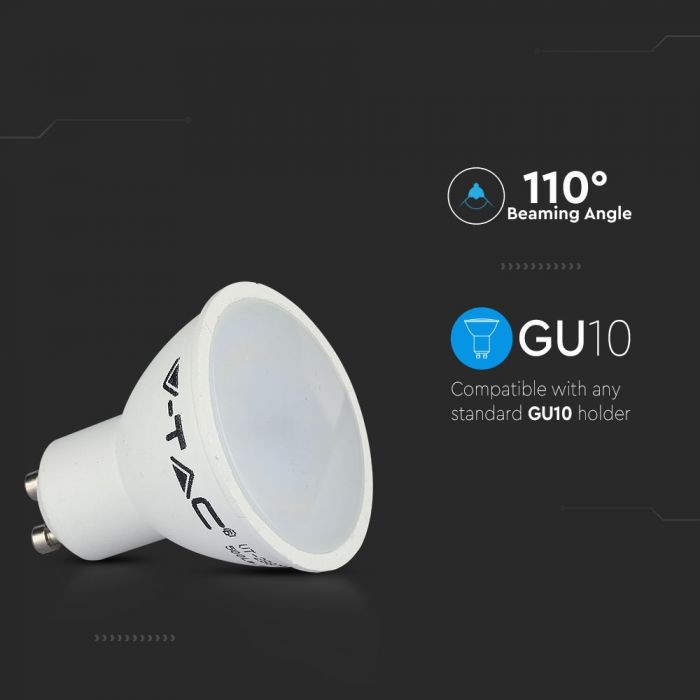 5 x LED Leuchtmittel/Spot GU 10, 5 Watt Kunststoff 3000K EEK: A+ 